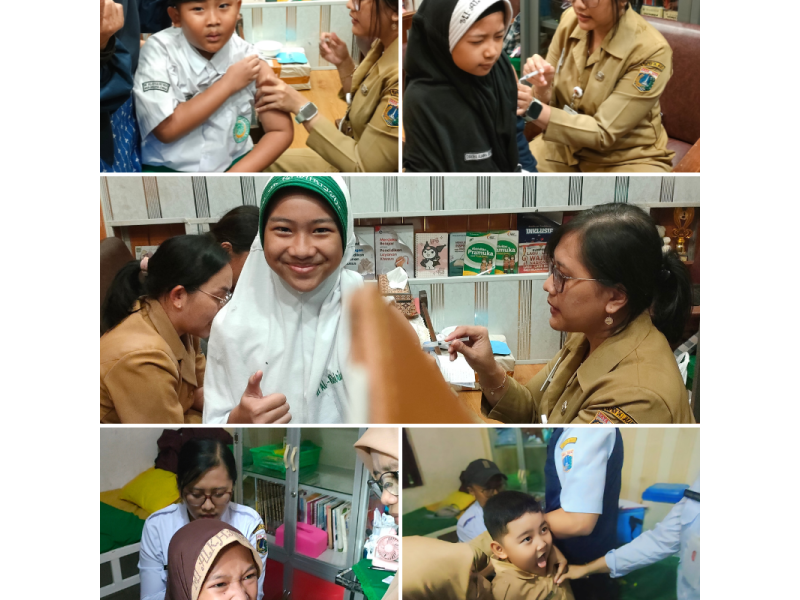 Pelaksanaan Program Imunisasi pada Siswa/i MI Al-Khairiyah
